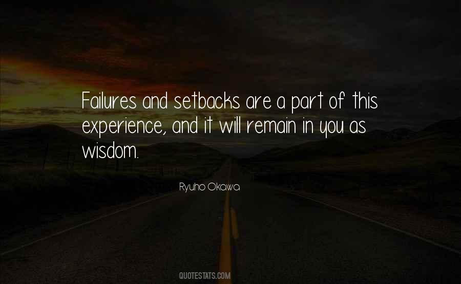 Quotes About A Setback #494444