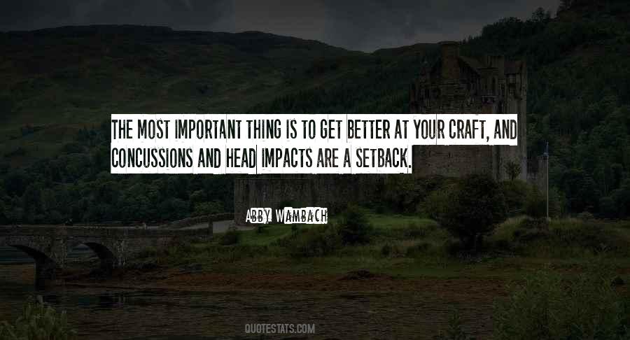 Quotes About A Setback #769838