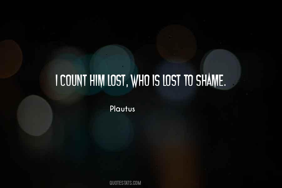 Shame Shame Quotes #41314