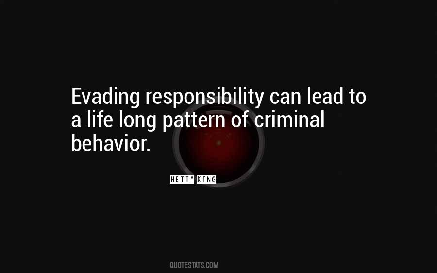 Evading Responsibility Quotes #619497