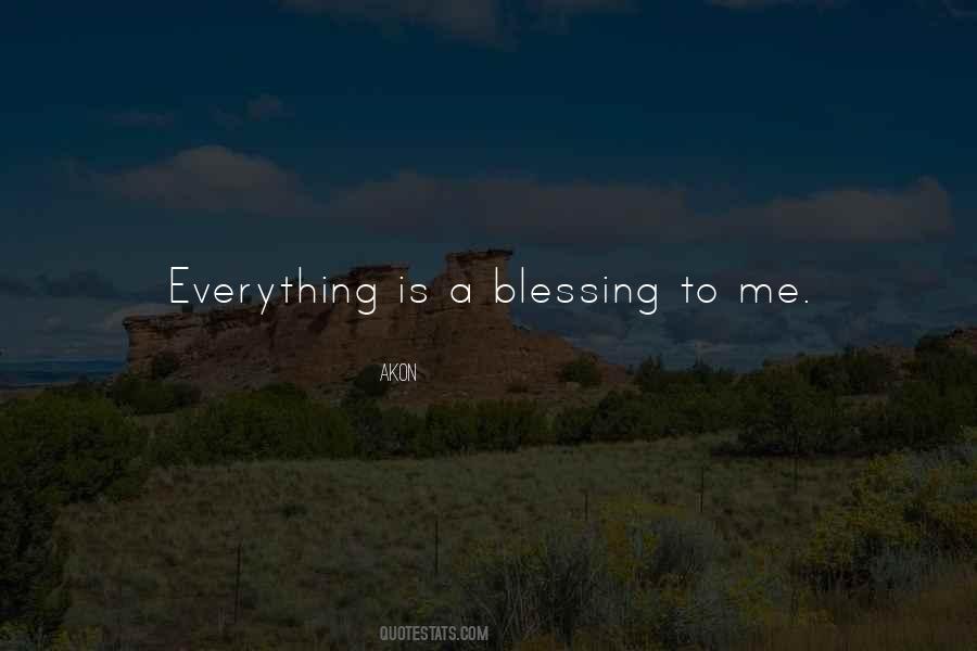 Everything Is A Blessing Quotes #464410