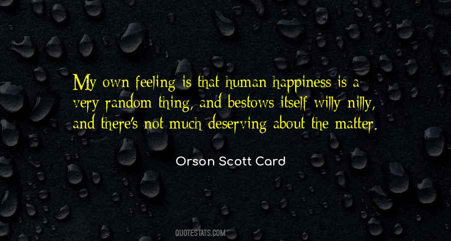 Feeling Human Quotes #1557690