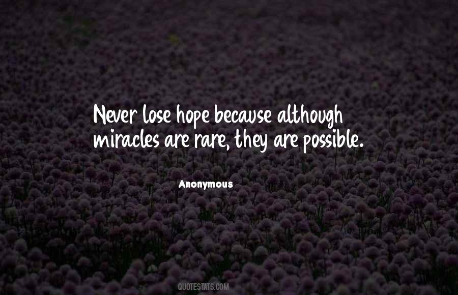 Miracles Are Possible Quotes #1675379