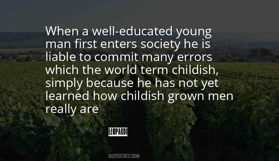 Educated Society Quotes #949144