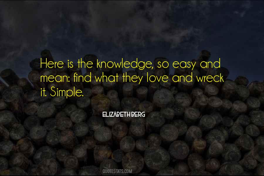 Love Easy Quotes #246702