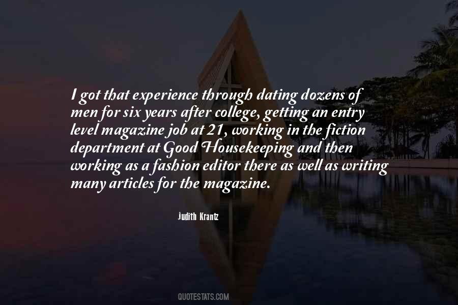 Quotes About The Magazine #1765240