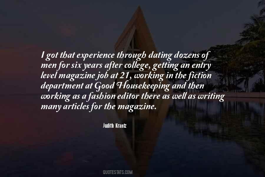 Quotes About The Magazine #1765240