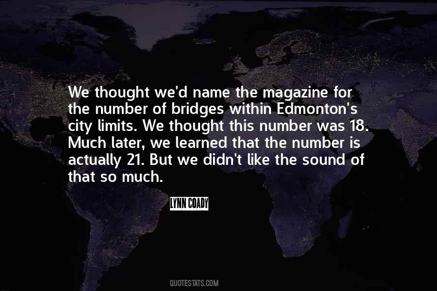 Quotes About The Magazine #1850034