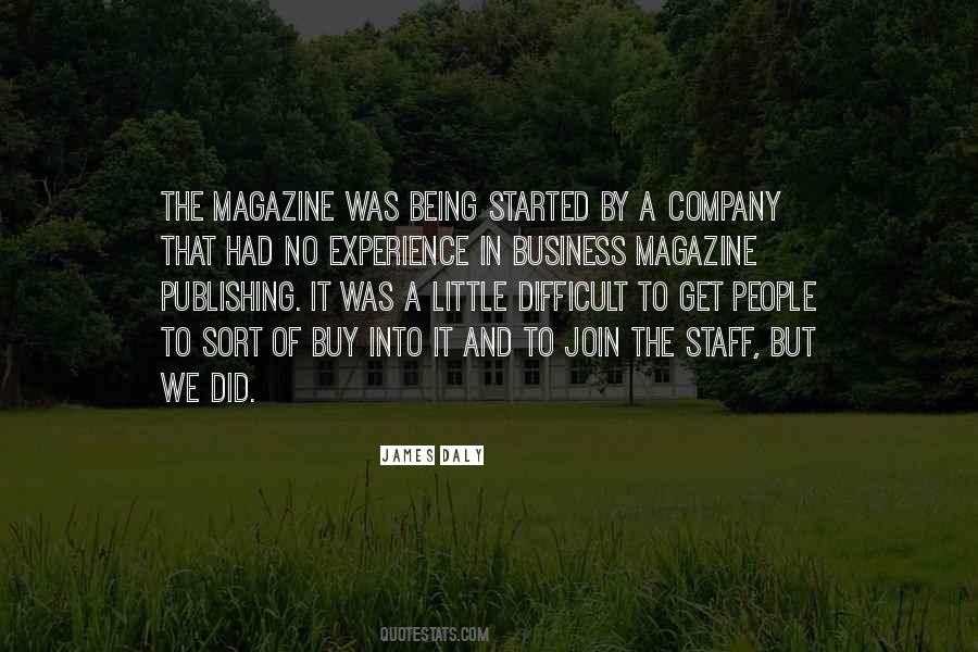 Quotes About The Magazine #569392