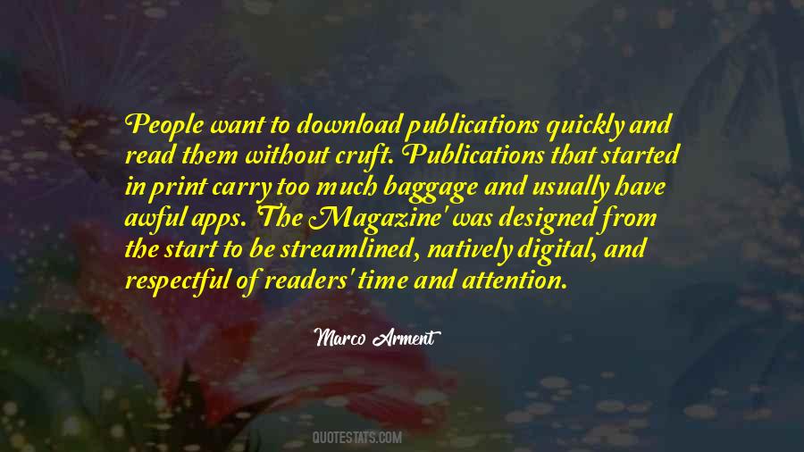 Quotes About The Magazine #8181