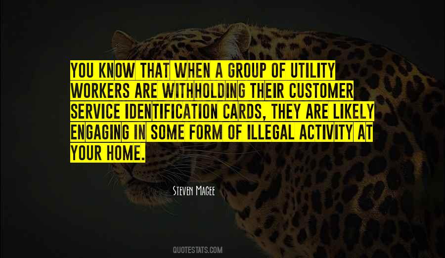 Quotes About Utility Workers #1044406