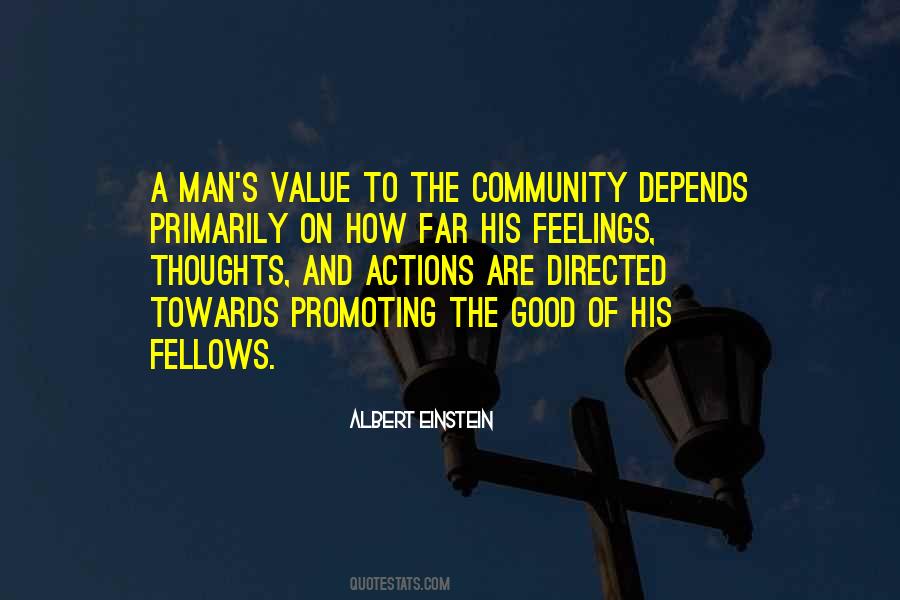 Quotes About The Value Of Community #1236610