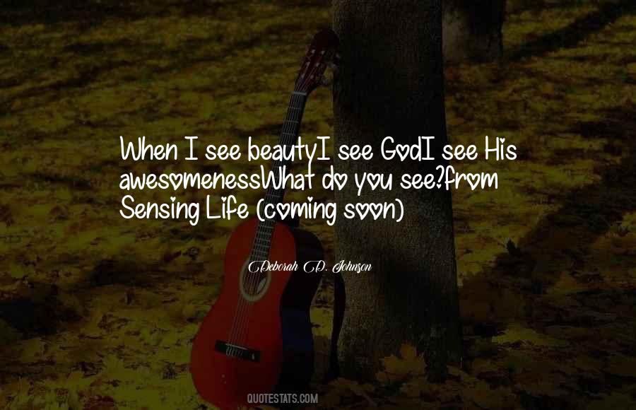 When You See Beauty Quotes #1579926