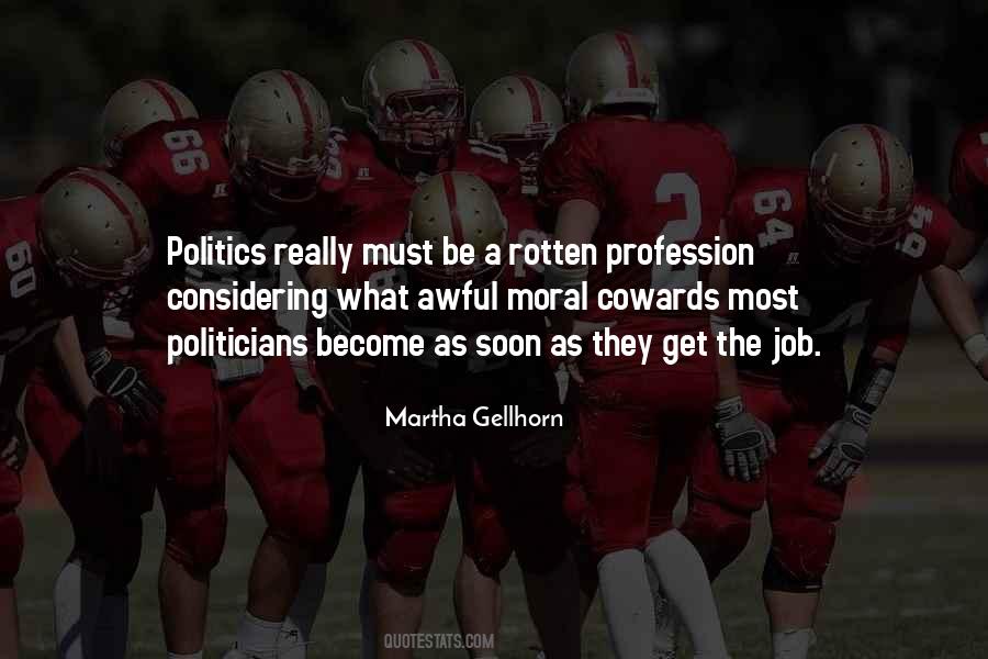 Job Politics Quotes #1177355