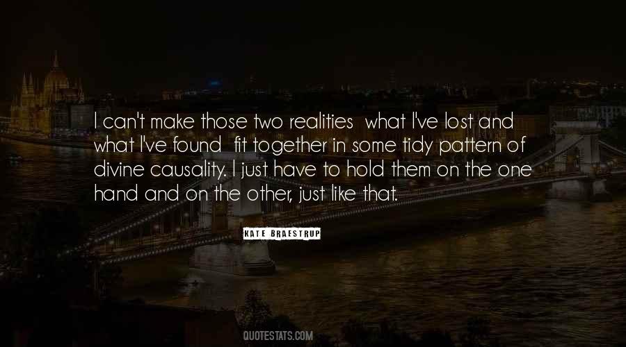 Two In The Hand Quotes #7135