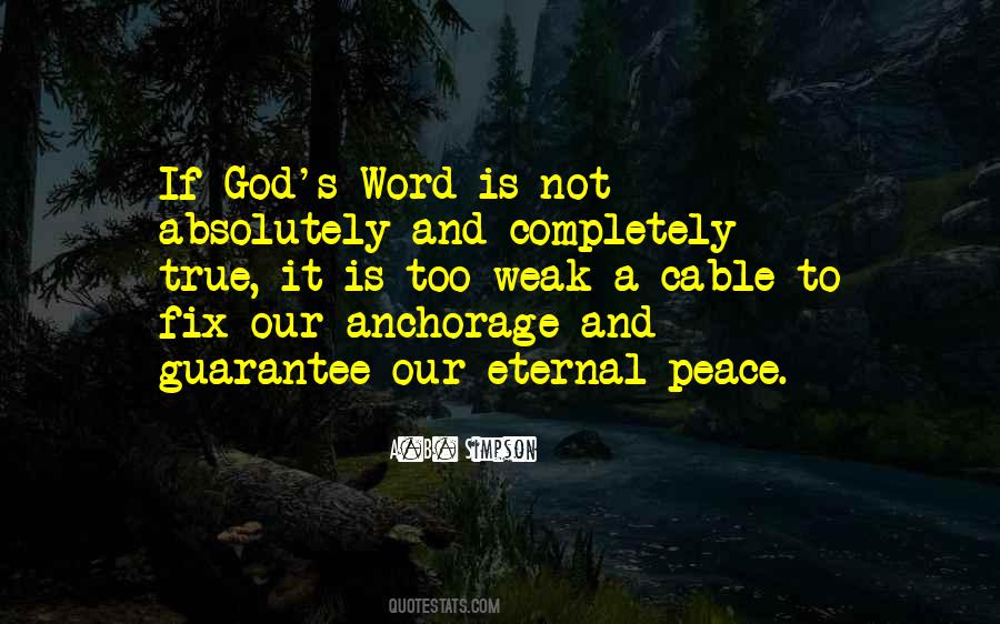 God Is Peace Quotes #1058053