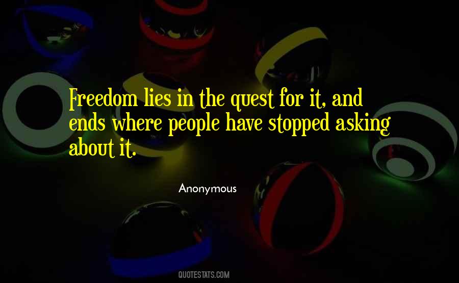 Freedom Lies In Quotes #1475474
