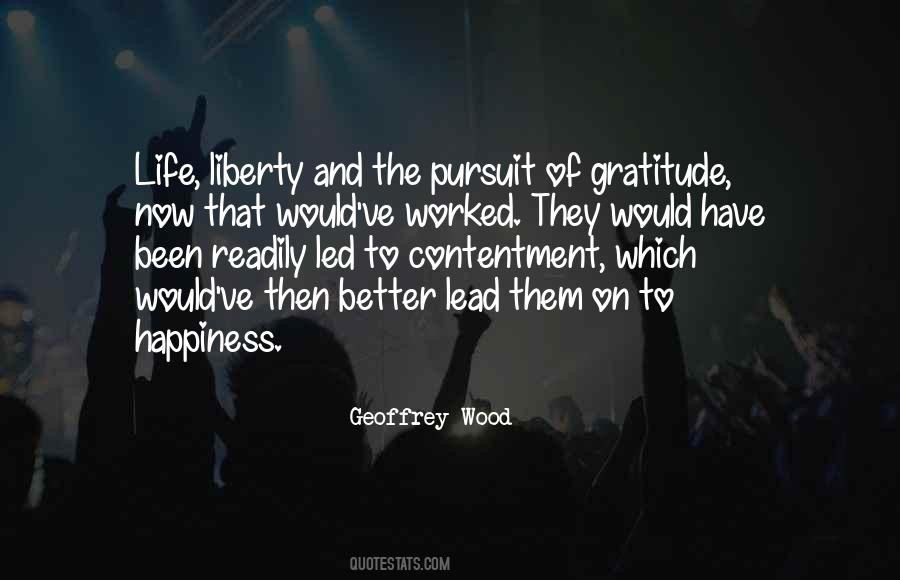 Gratitude And Contentment Quotes #1856171