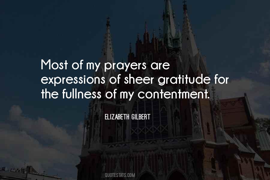 Gratitude And Contentment Quotes #209133