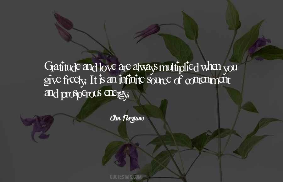 Gratitude And Contentment Quotes #266299