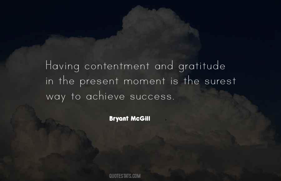 Gratitude And Contentment Quotes #6227