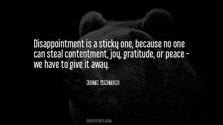 Gratitude And Contentment Quotes #667455