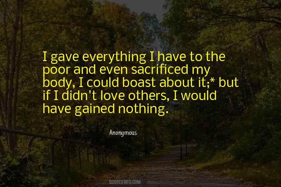 Poor Love Quotes #927614