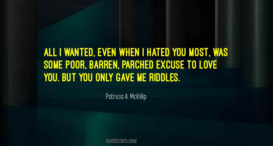 Poor Love Quotes #969348