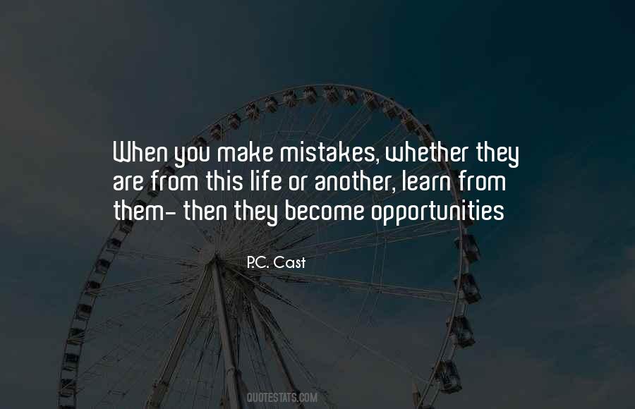 When You Make Mistakes Quotes #1617207