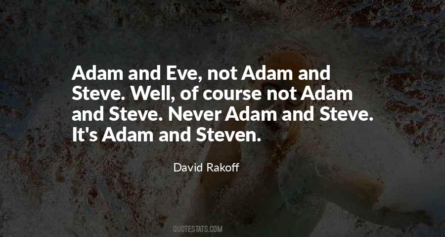Eve And Adam Quotes #822050