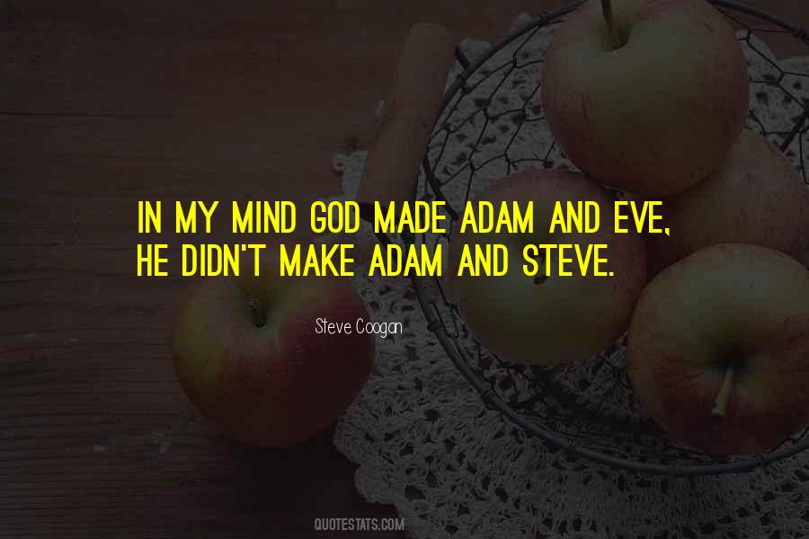 Eve And Adam Quotes #981289