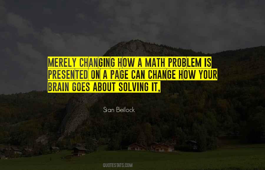 Problem Change Quotes #662852