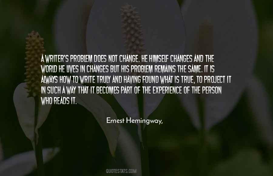 Problem Change Quotes #955141