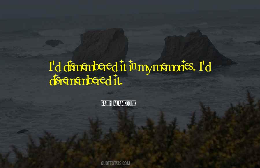 Quotes About My Memories #1785018