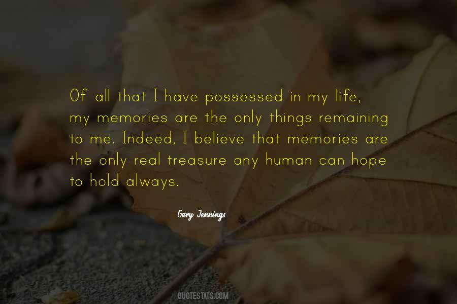 Quotes About My Memories #360326