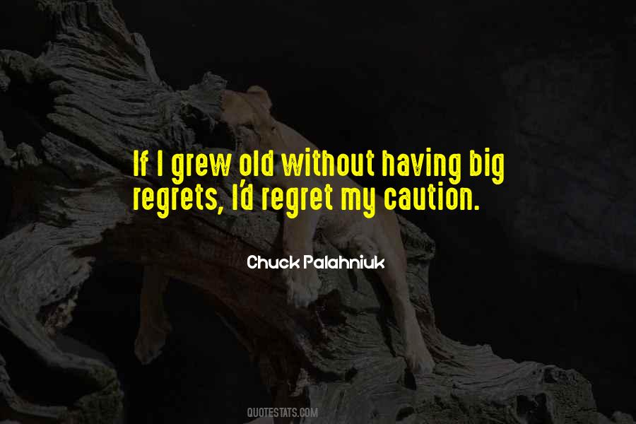 Having Regrets Quotes #1861237