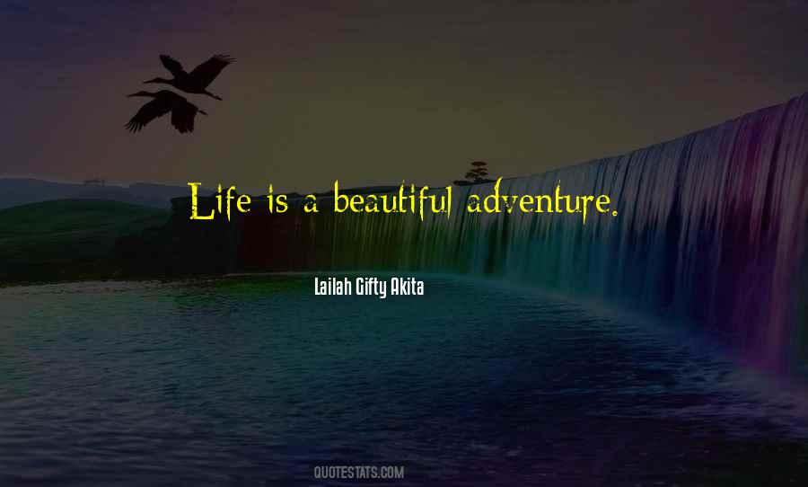 Life Is A Beautiful Adventure Quotes #708061