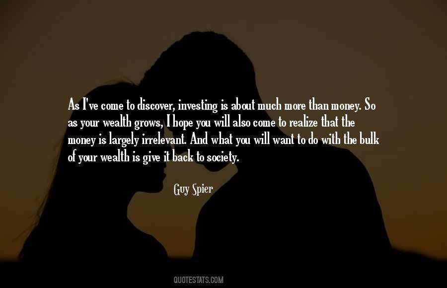 Give Back To The Society Quotes #876453