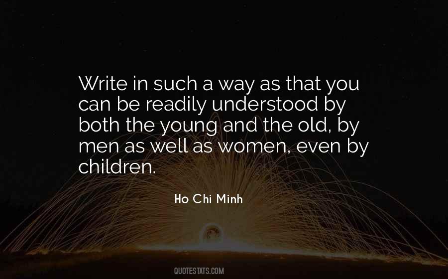 Quotes About The Young And Old #1085377