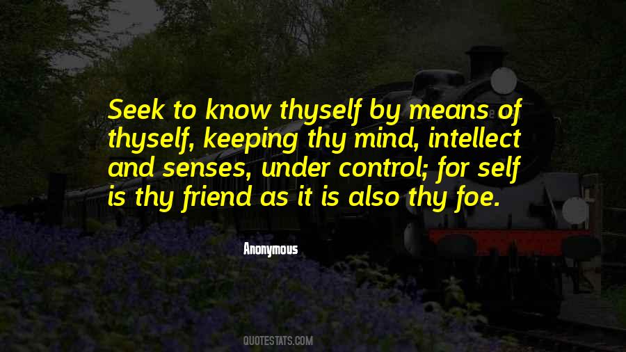 Seek To Know Quotes #392011