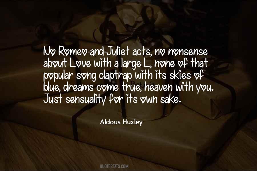Quotes About Huxley Love #555738