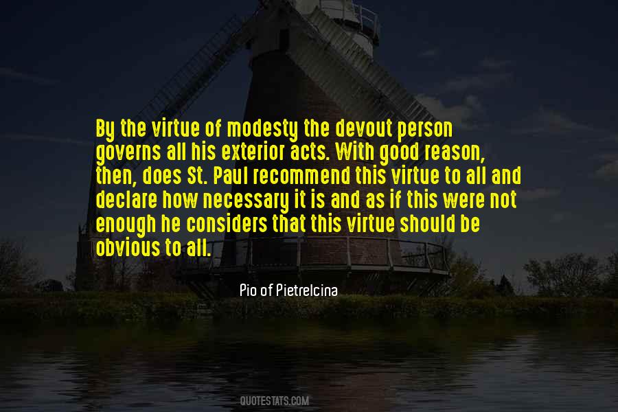 Modesty Is A Virtue Quotes #1053014