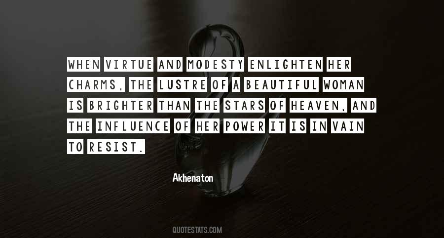 Modesty Is A Virtue Quotes #316687