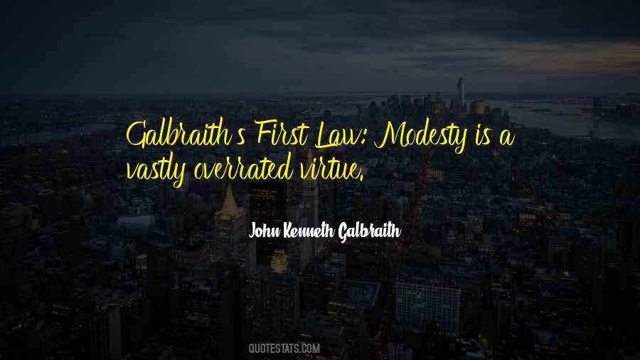 Modesty Is A Virtue Quotes #586954