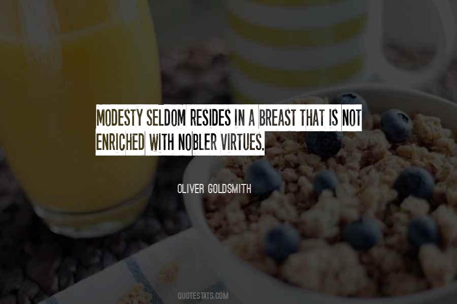 Modesty Is A Virtue Quotes #871777