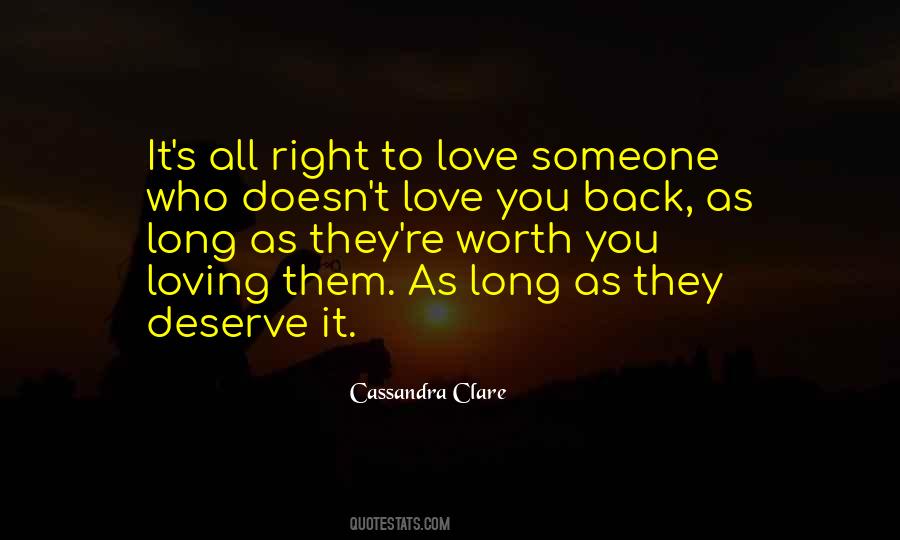 You Deserve Love Quotes #1563327