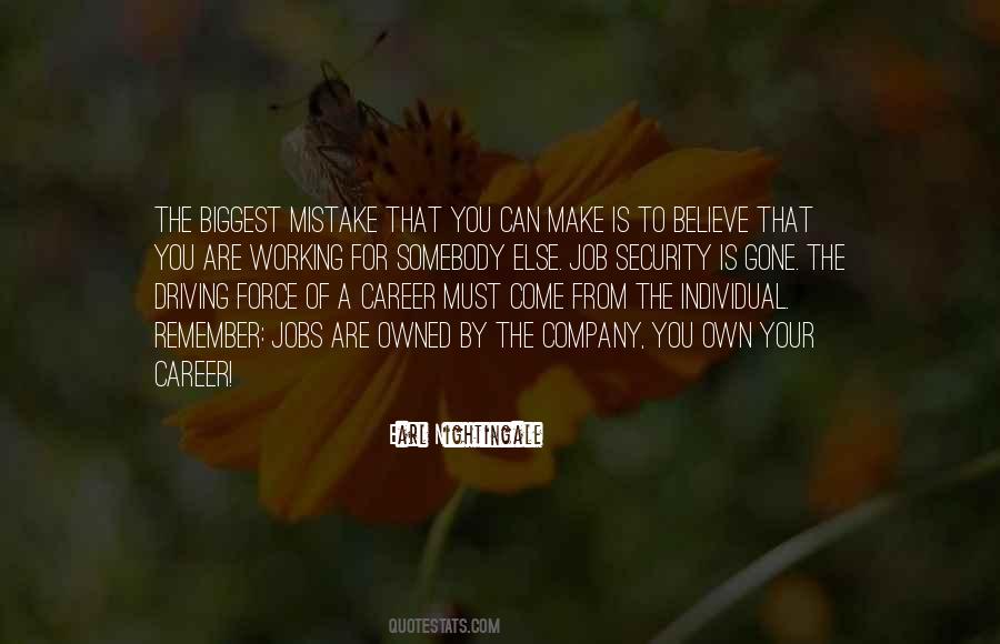 Career Company Quotes #297978