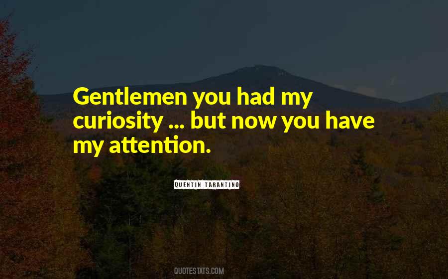Now You Have My Attention Quotes #411197