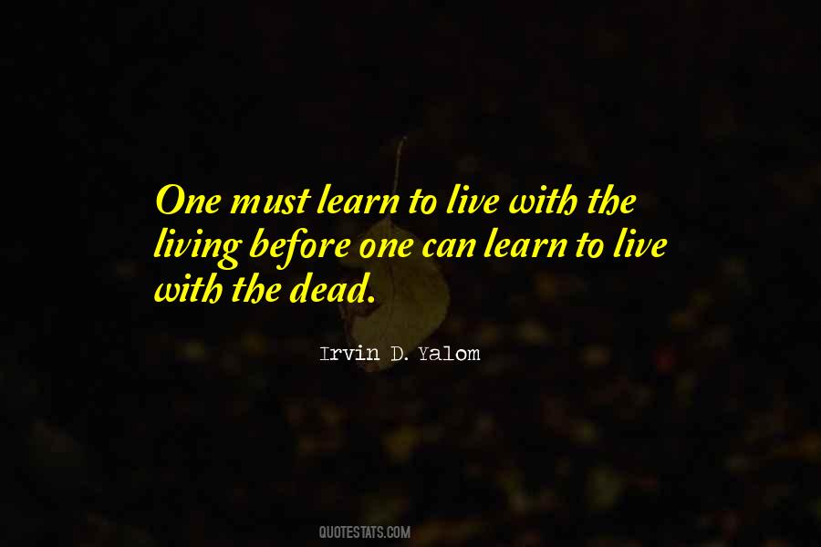 Live Learn And Move On Quotes #1527755