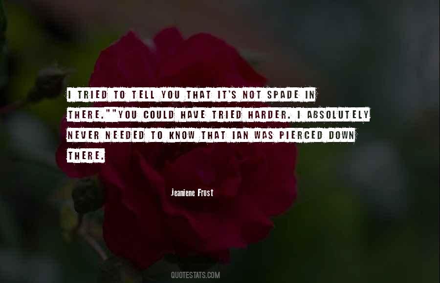 You Tried It Quotes #74981